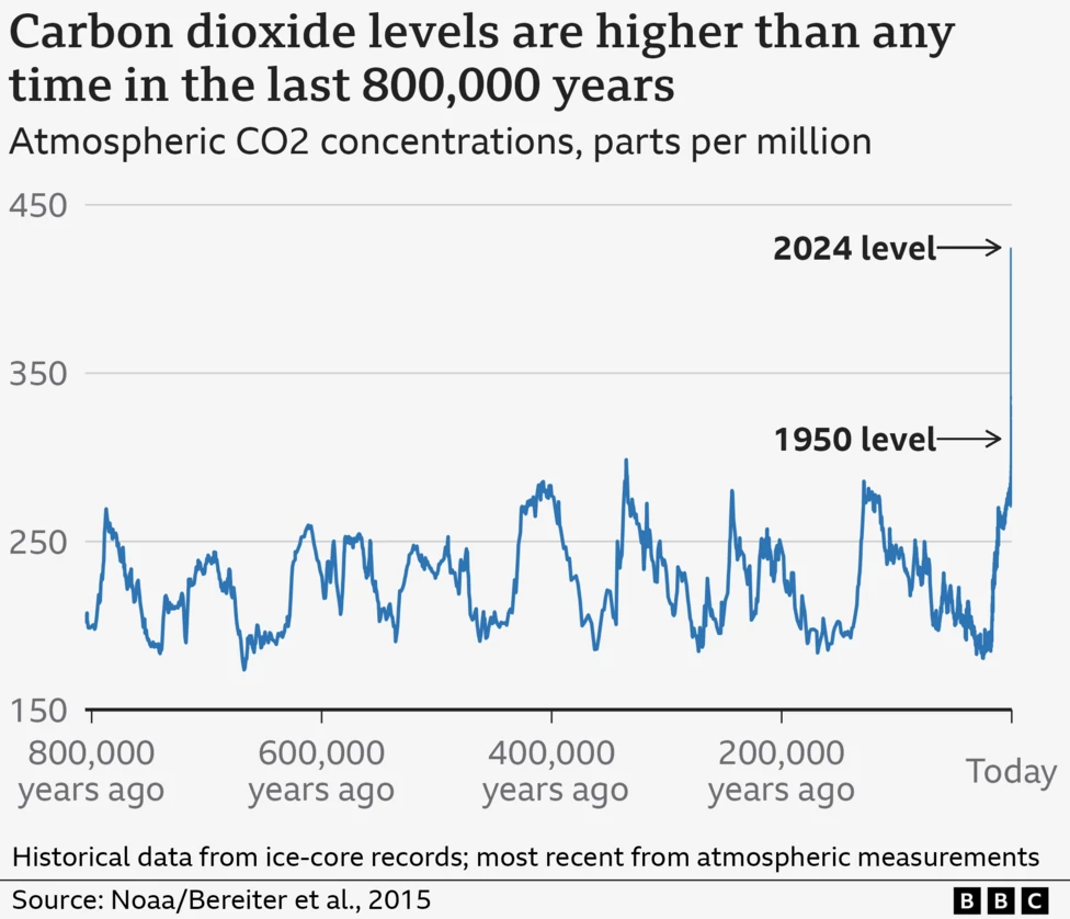 rise in atmospheric CO<small>2</small>